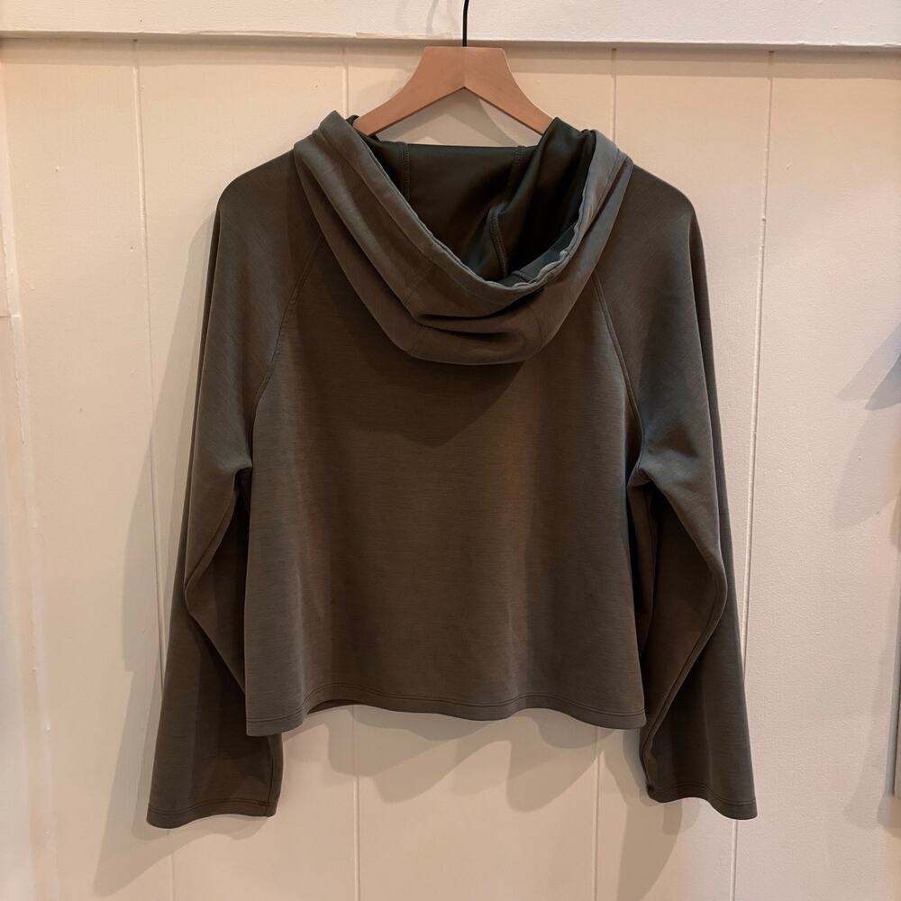 Versona Activewear Dark Green Pullover Hoodie- Sz Large - Picture 2 of 5